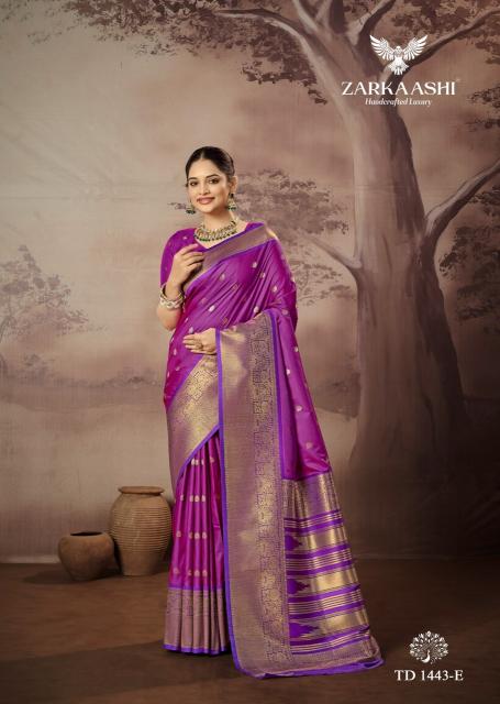Zarkaashi sharini vol 3 banarasi silk direct saree